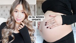 Pregnancy Update 2636 Weeks Baby 3 Lost Mucus Plug 2cm Dilated Vomiting NSTs  HAUSOFCOLOR [upl. by Ala]