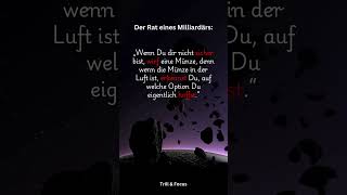 Der Rat eines Milliadärs darkpsychology zitate motivation [upl. by Franky]