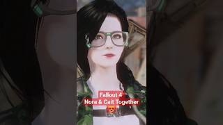 Fallout 4 Nora and Caits Unlikely Romance shorts shortsfeed fallout4 fallout4mods [upl. by Varion]