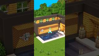 Minecraft Modern House🏡 shorts [upl. by Auop]