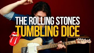 Как играть The Rolling Stones Tumbling Dice на гитаре [upl. by Chassin656]