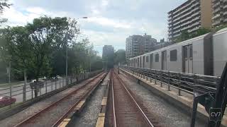 Toronto Subway Davisville  St Clair [upl. by Burgener]