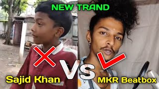 sajid khan vs mkr beatbox  dj boy sajid khan  mkr beatbox  ATR Facts 20 [upl. by Aiynot]