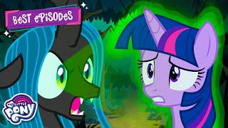 VILLAIN Episodes 😈🖤🧪  Best of My Little Pony The MEAN 6 🦄  HALLOWEEN 2 Part Special [upl. by Adur]