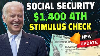 🥳 29th October 4th Stimulus Check Update News 💰1400 Social Security SSDI SSI 2024 More Money News [upl. by Aerdnak]