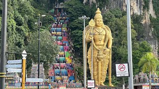 140 M Tall Malaysia Murugan Statue at Batu Caves  lord Murugan  Batu Caves  Must Visit  MNV [upl. by Salzhauer]