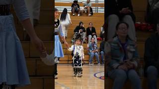 Tiny Tot Smoke Dance  Iron 5 Tournament halonamediaus indigenous powwow culture dance shorts [upl. by Goerke]