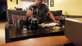 Using the Diguo Electric Siphon Coffee Maker [upl. by Eyot]