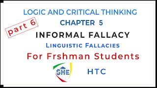 Ambiguity and Grammatical Analogy  LOGIC AND CRITICAL THINKING  For Freshman Students  part 6 [upl. by Alyaj]