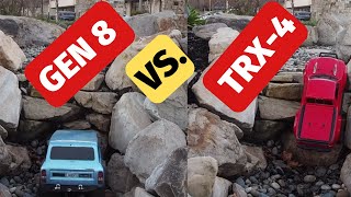 Traxxas TRX4 vs Redcat Gen 8  best rc crawler [upl. by Chiang50]