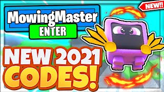 2021 MOWING MASTERS SIMULATOR CODES FREE CASH ALL NEW SECRET OP ROBLOX MOWING MASTERS CODES [upl. by Megdal]