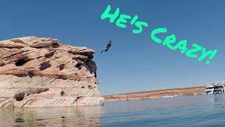 THIS 7 YEAR OLD KID JUMPED OFF OF AN INSANE CLIFF [upl. by Caritta20]