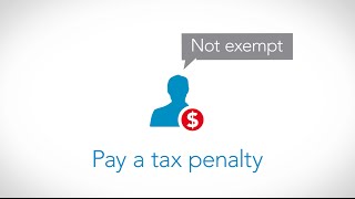 The Affordable Care Act Tax Penalty Explained Obamacare  TurboTax Tax Tip Video [upl. by Nauqyt395]