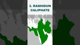 Top 5 Muslim Caliphates in terms of largest area ruled islamicfacts islamicvideo [upl. by Colleen]