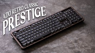 Azio Retro Classic Prestige Mechanical Keyboard  Review amp Sound Test [upl. by Bullock996]