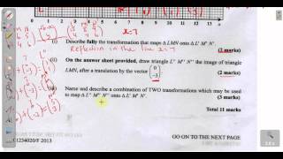 CSEC CXC Maths Past Paper 2 Question 6b May 2013 Exam Solutions ACT Math SAT Math [upl. by Araet957]