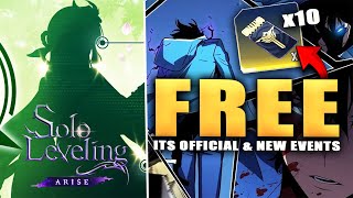 ITS OFFICIAL FREE MULTI EVENTS amp MANY MORE REWARDS Solo Leveling Arise [upl. by Fridell]