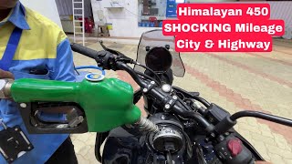 Himalayan 450 SHOCKING Mileage [upl. by Macfarlane763]