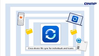 QNAP Qsync  Crossdevice file sync for individuals and teams [upl. by Brunhilda]