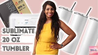 How to Sublimate Tumblers  Without a Toaster Oven  Heat Press Method  Ep87 [upl. by Dodwell54]