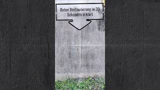 Beton Restaurierung in 30 Sekunden erklärt Beton Denkmalpflege [upl. by Melgar]