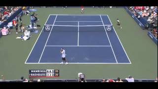 Wawrinka vs Baghdatis US Open 13 R3 [upl. by Tarah]