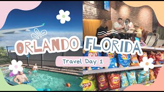 ORLANDO FLORIDA TRAVEL DAY MANCHESTER AIRPORT [upl. by Nehtanoj]