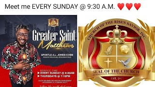 Praise Break  Greater Saint Matthews Church of the Risen Savior Apostle AL JonesCobb 10092020 [upl. by Genevieve]