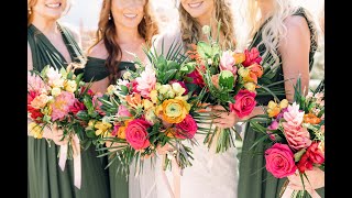 Tropical Tenerife Wedding by Barefoot Bride [upl. by Nediarb]