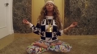 Shocking  Beyonce 711 Illuminati Symbols Captured [upl. by Legnalos]