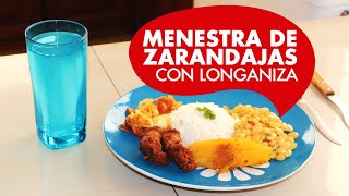 ¿Cómo hacer una Menestra de Zarandajas con Longaniza  FÁCIL  Recetas Caseras 🇪🇨  Cocina con Rocío [upl. by Ettedo345]