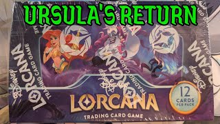 Ursulas Return Disney Lorcana Booster Box Busted open [upl. by Norrv]