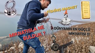 FİSHİNG MAGNET  DÜNYANIN EN GÜÇLÜ MIKNATISIYLA SUDA NE BULDUK [upl. by Eirollam716]