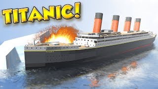 SINKING OF THE TITANIC  Disassembly 3D Gameplay  Taking Apart and Sinking the Titanic [upl. by Ignacius608]