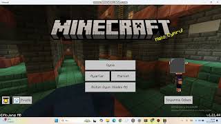 Minecraft bedrock PC nasıl full indirilir 2024 bedava [upl. by Artenehs]