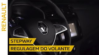 Renault Stepway  Regulagem do Volante [upl. by Yadsendew]