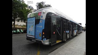 RATP A bord du Heuliez GX337E n° 1570 ligne 96 [upl. by Kiyoshi]