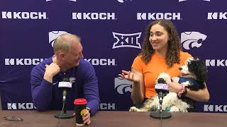 KState Womens Basketball  Ayoka Lee discusses decision to return for extra year [upl. by Adlemy]