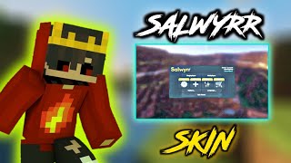 How To Change Skin In Salwyrr Launcher 2023  How To Get Skin In Salwyrr Offline Account  SaintMC [upl. by Bertasi]