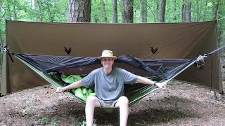 Hammock Setup For Summer Camping [upl. by Nylidam450]