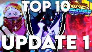 Top 10 Must Have Units In Anime Defenders Update 1 [upl. by Aurelea]