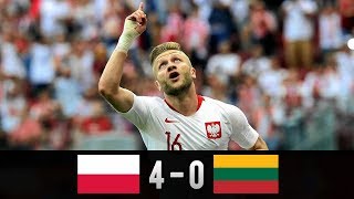 Polska  Litwa 40  Skrót meczu 12062018 PL Komentarz HD [upl. by Chader]