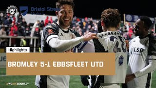 Highlights Bromley 51 Ebbsfleet United [upl. by Codd]