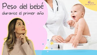 ¿CUÁNTO PESA UN BEBÉ EL PRIMER AÑO DE VIDA [upl. by Rraval]