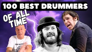 100 BEST DRUMMERS of all time LA CLASSIFICA [upl. by Eniamreg]