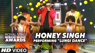 Honey Singh Energetic Performance On quotLUNGI DANCEquot At The Royal Stag Mirchi Music Awards 2016 [upl. by Truk]