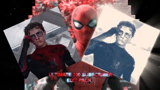 ULTIMATE 300 SUB EDIT PACK  Alight Motion [upl. by Zelazny483]