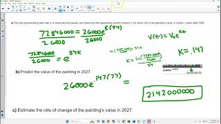 exponential growth value of painting [upl. by Seppala]