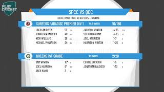 Surfers Paradise Premier Div 1 v Queens 1st Grade [upl. by Mazman248]