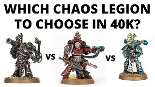 Which Chaos Space Marine Legion to Choose in Warhammer 40K Every Army Reviewed in 10th Edition [upl. by Yornek]